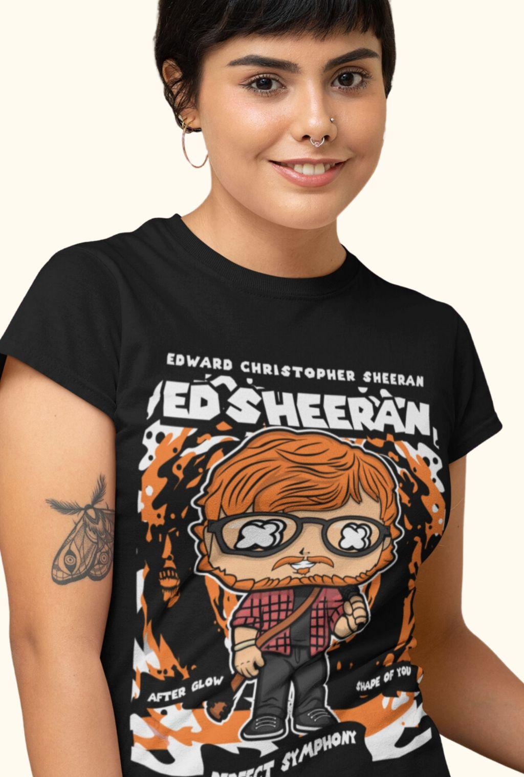 ED SHEERAN | Funky Fusion Caricature | Girls Quirky Vibe - Quirky Vibe India