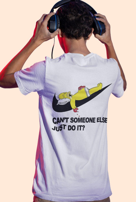 Can't Someone Else Just Do it... | Boys OverSized T-shirt - Quirky Vibe India