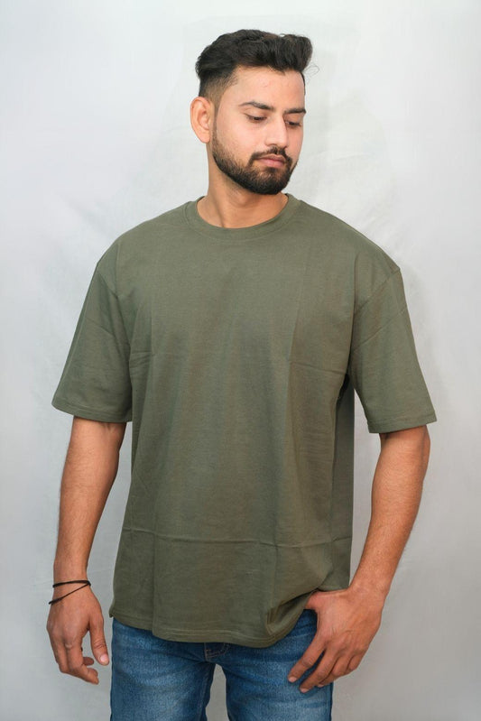 Green Solid T-Shirt | Boys Quirky Vibe - Quirky Vibe India