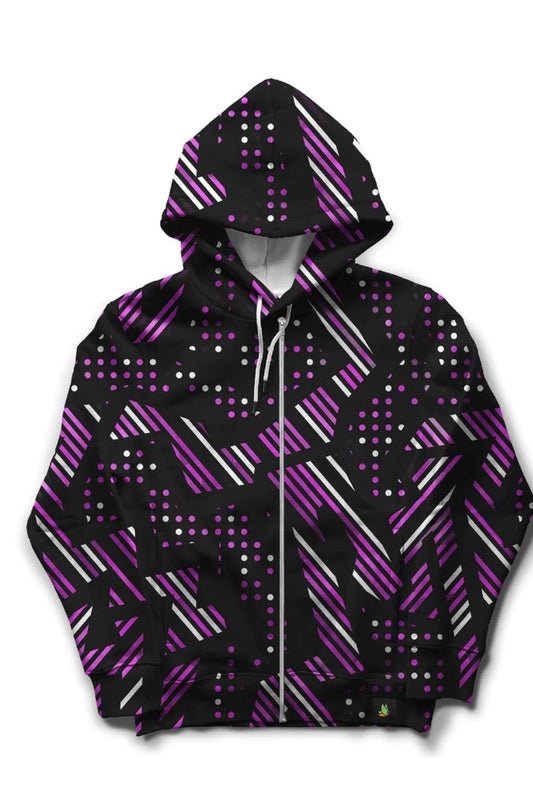 Purple Pattern | RDKLU Printed Hoodie RDKLU