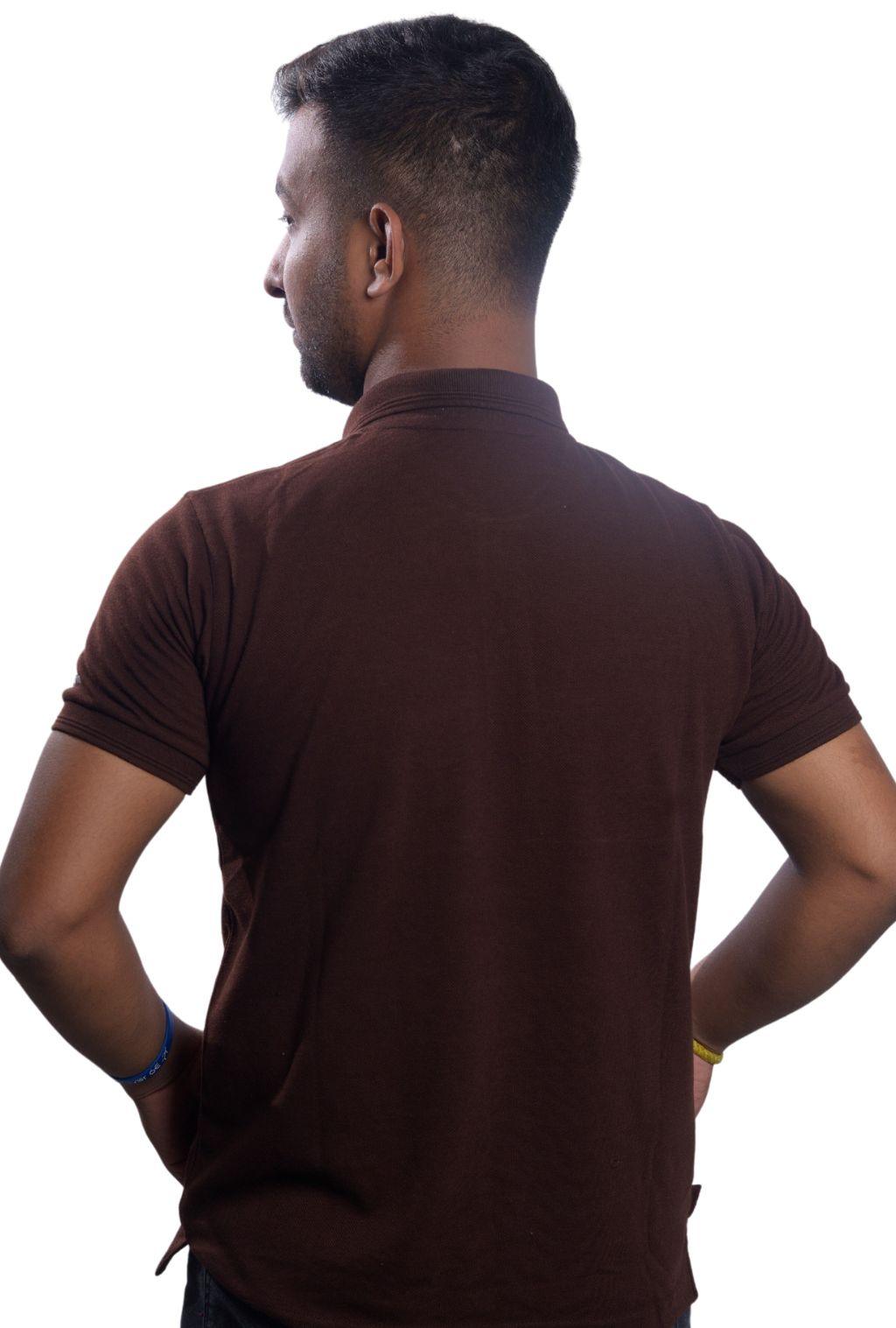 POLO BROWN T-SHIRT | Quirky Vibe - Quirky Vibe India