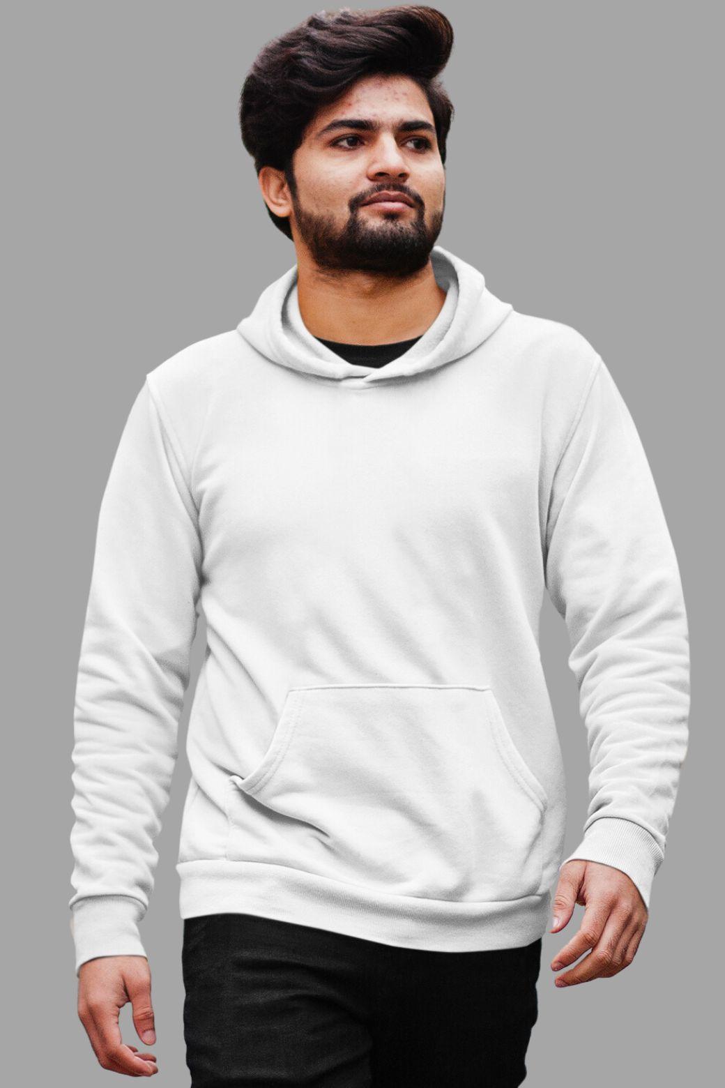 Premium Winter White Hoodie | Boys Quirky Vibe Quirkyvibeindia