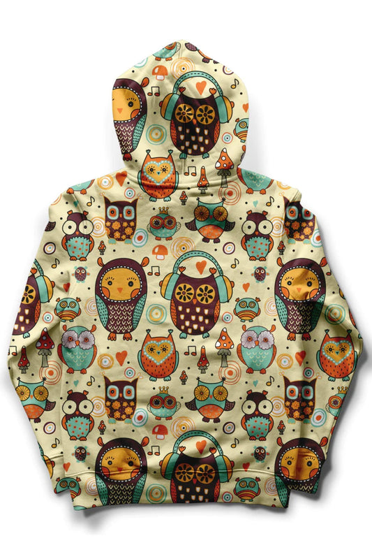 FUNKY OWL | RDKLU Printed Hoodie RDKLU