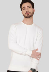 White Sweatshirt | Boys Quirky Vibe - Quirky Vibe India