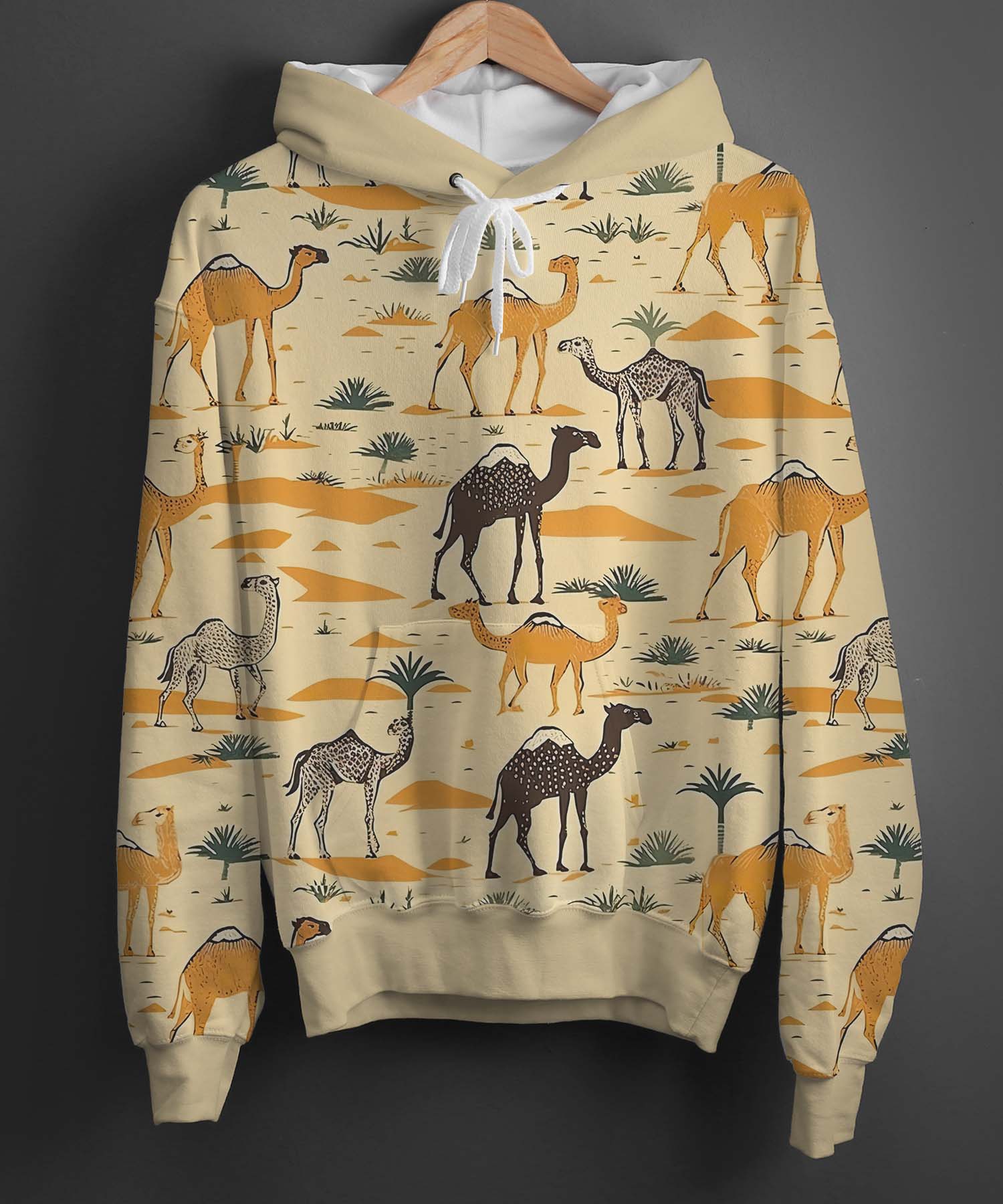 Camel Safari | Designer Hoodie | Quirky Vibe Quirky Vibe India