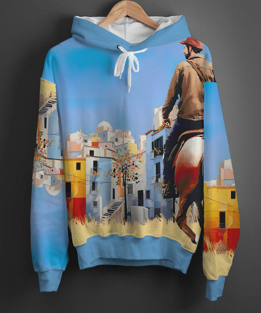 A Good Day For a Sunny Horse Ride | Designer Hoodie | Quirky Vibe Quirky Vibe India