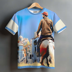Horse Ride | Oversize T-Shirt | Quirky Vibe Quirky Vibe India